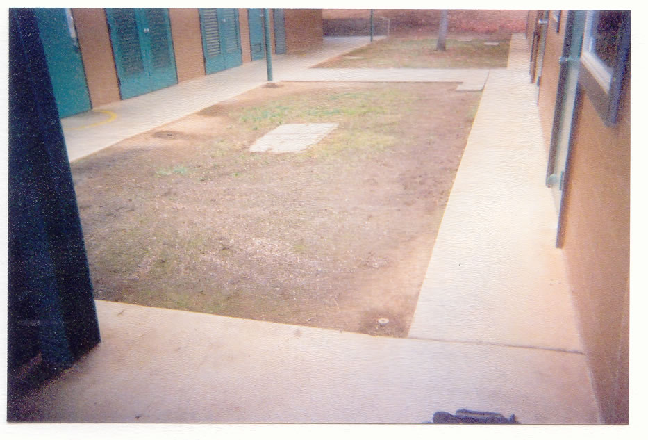 Here is the dirtpatch we started with.  The goal is for it to be a patio