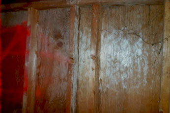 red spray paint graffitti